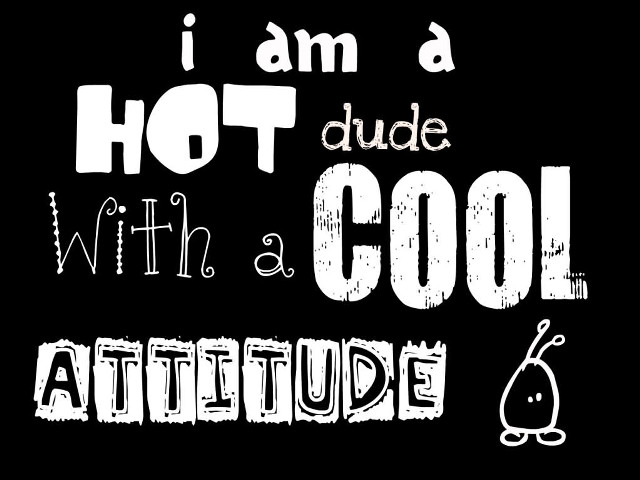Hot dude cool attitude black #2 free wallpaper - medium preview image