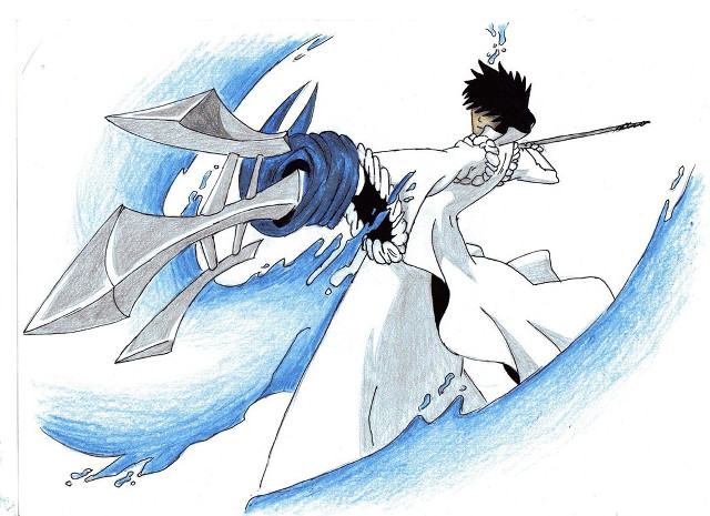 Woman white dress sword dragon free wallpaper - medium preview image