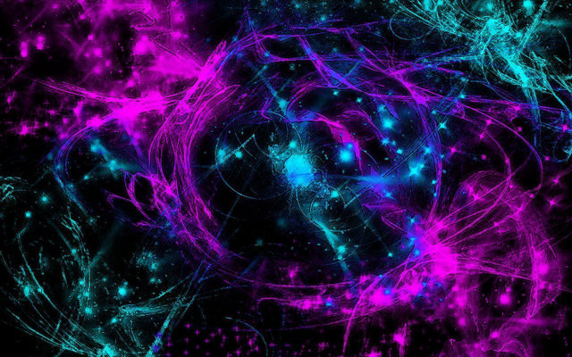 Purple blue swirl stars circles #2 free wallpaper - medium preview image