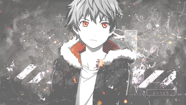 Man fur collar red eyes free wallpaper - medium preview image