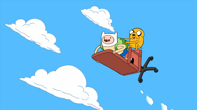 Cartoon character flying cat dog #2 free wallpaper - medium preview image