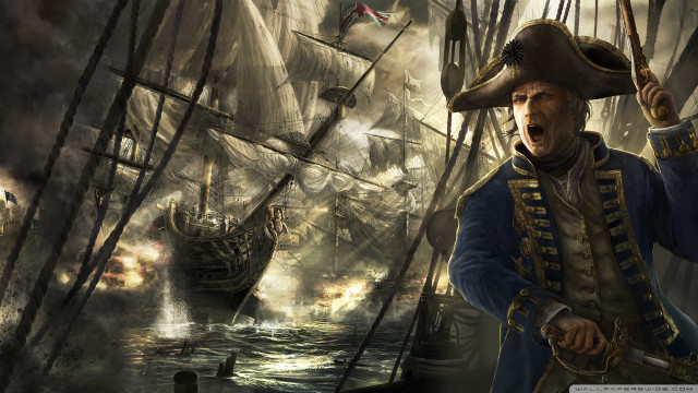 Pirate boat gun ship background free wallpaper - medium preview image