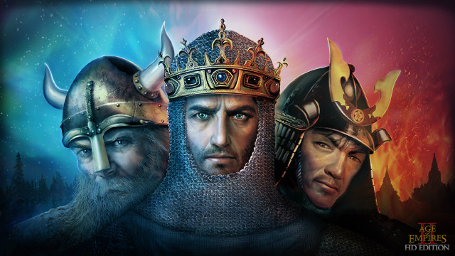 Three men helmets beards painting free wallpaper - medium preview image