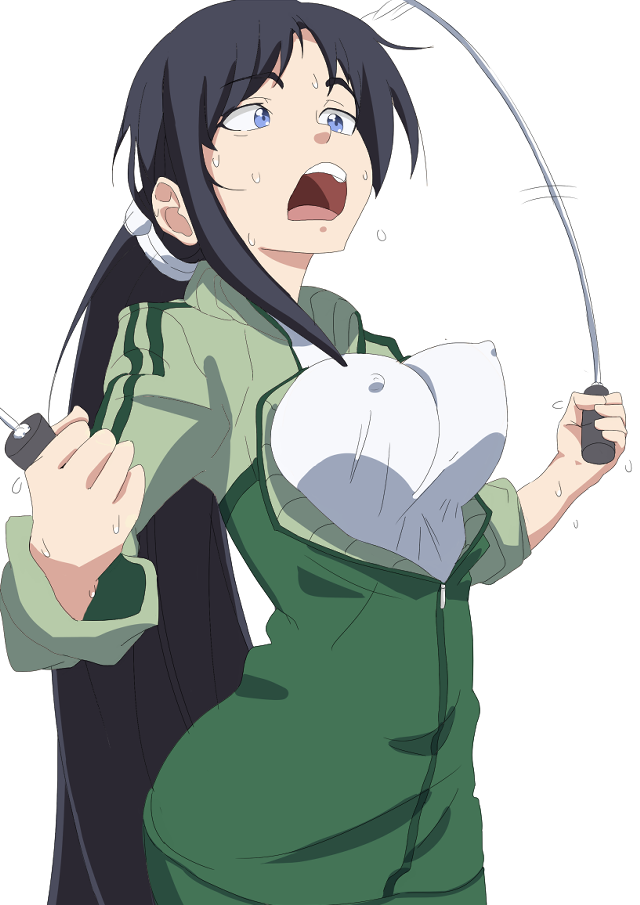 Surprised woman sword green dress free wallpaper - medium preview image
