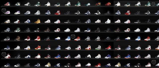 Shoes display black background free wallpaper - medium preview image