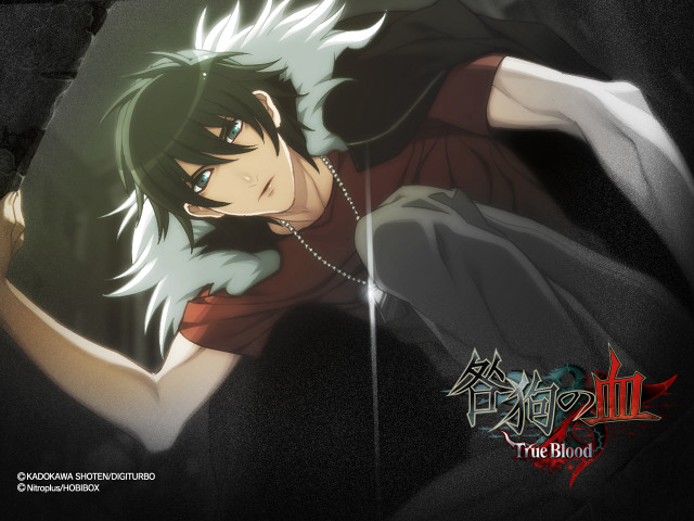 Anime greenhair redshirt blackbackground whiteblack free wallpaper - medium preview image