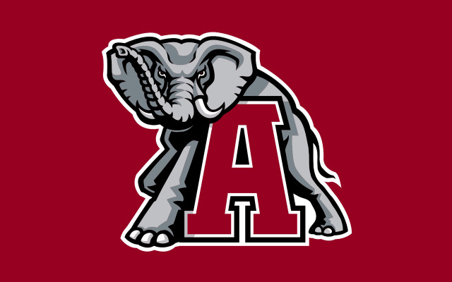 Elephant letter a red background #2 free wallpaper - medium preview image