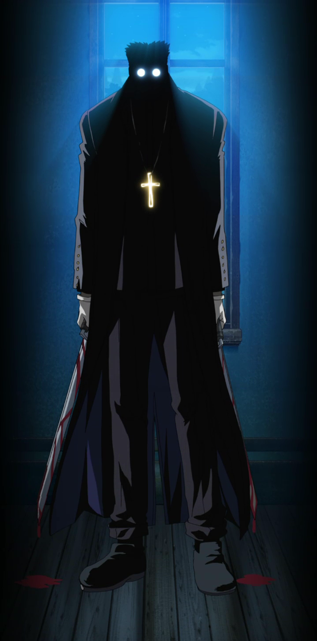Man dark room cross chest free wallpaper - medium preview image
