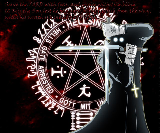 Cartoon character sword pentagramus image free wallpaper - medium preview image