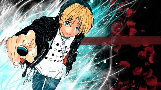 Man pointing gun manga anime free wallpaper - medium preview image