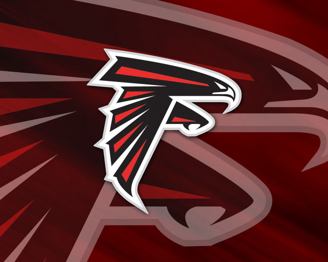 Atlanta football logo red background #4 free wallpaper - medium preview image