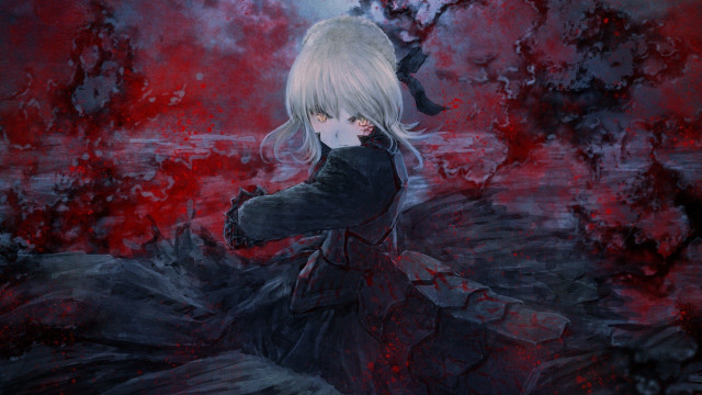 Blonde girl rock black bird free wallpaper - medium preview image
