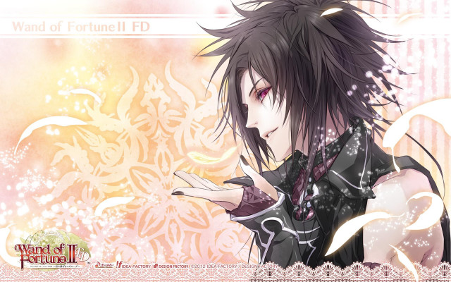 Anime blackhair blackoutfit cellphone pinkbackground free wallpaper - medium preview image
