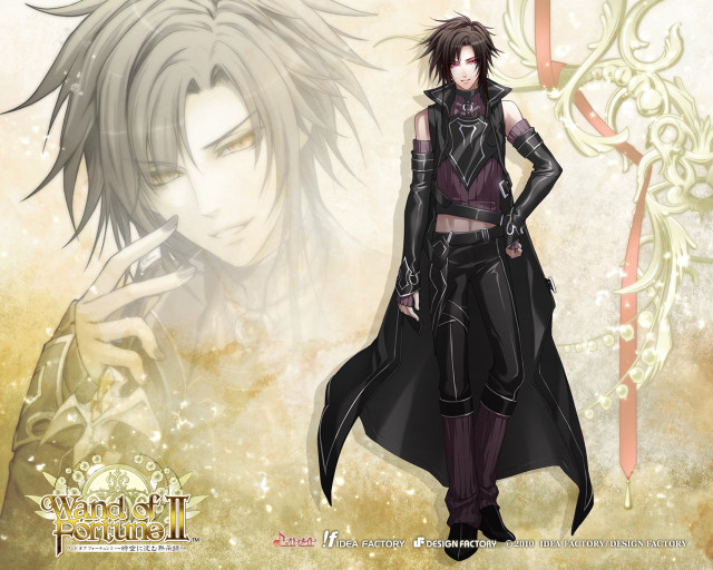 Anime black coat gold dragon free wallpaper - medium preview image