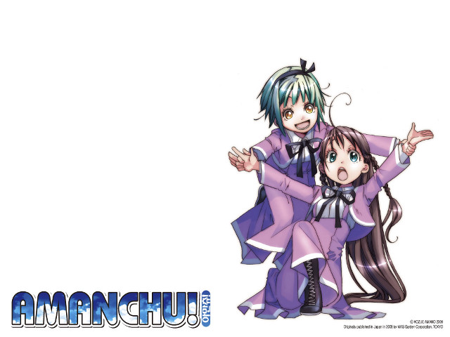 Anime characters hugging arms around #4 free wallpaper - medium preview image