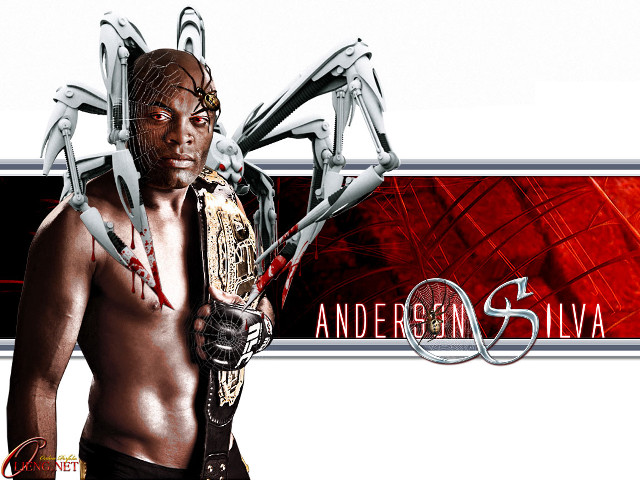 Cyborg man spider head wrestling free wallpaper - medium preview image