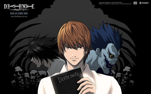 Man holding book demon shoulder free wallpaper - medium preview image