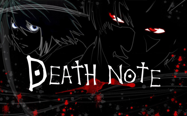 Death note creepy face blood free wallpaper - medium preview image
