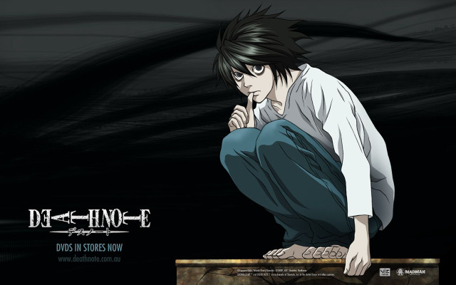 Man sitting wooden table black free wallpaper - medium preview image