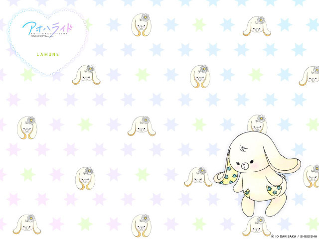 Cartoon bunny pacifier stars wallpaper free wallpaper - medium preview image