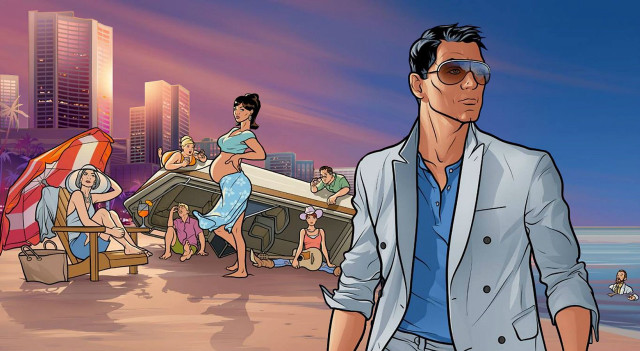 Man suit sunglasses beach people free wallpaper - medium preview image