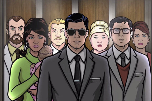 Group people door man suit free wallpaper - medium preview image