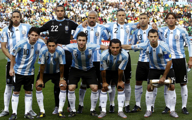 Men soccer field referee group free wallpaper - medium preview image
