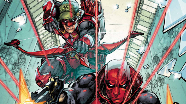 Comic book cover man suit #3 free wallpaper - medium preview image