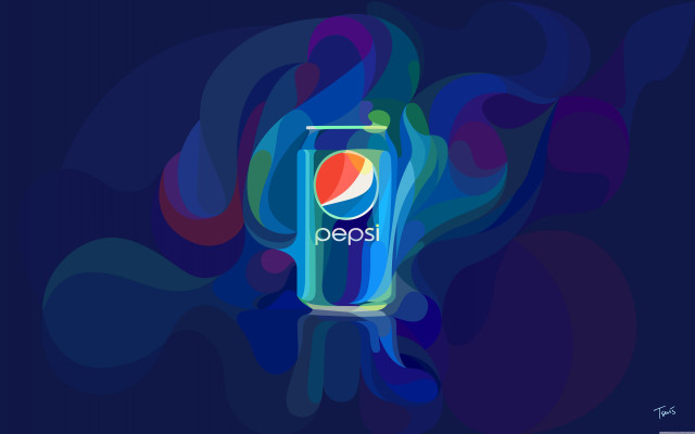 Pepsi can colorful background paint free wallpaper - medium preview image