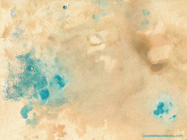 Blue brown substance beige background free wallpaper - medium preview image