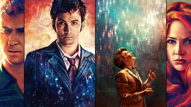 Doctor who paintings colorful series free wallpaper - medium preview image