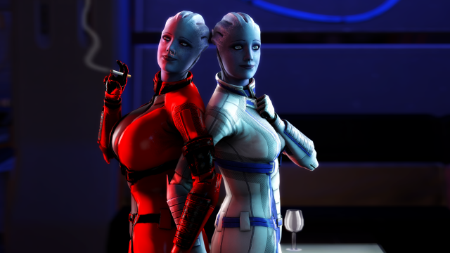 Animated women neon sign room free wallpaper - medium preview image