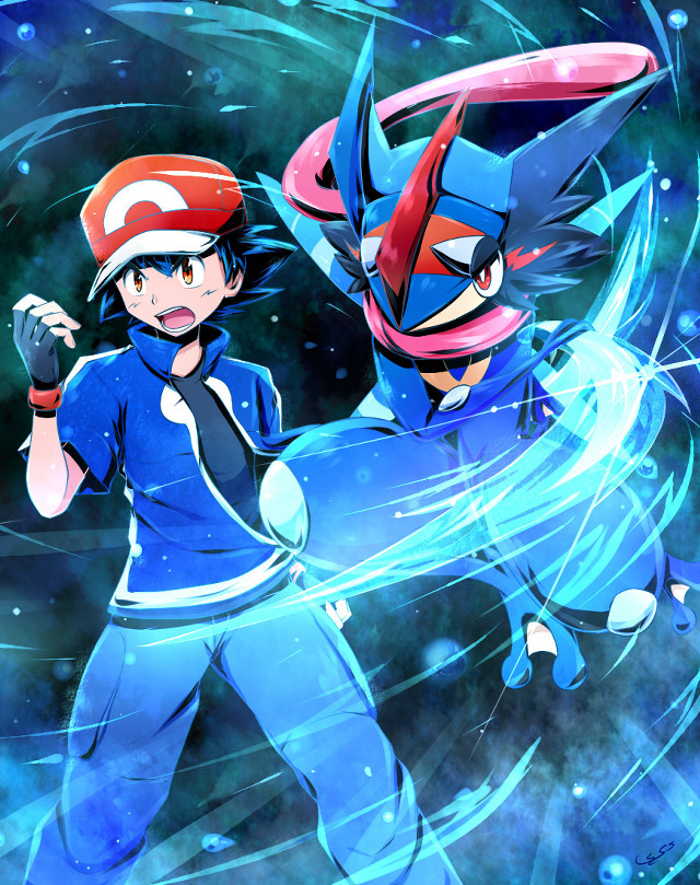 Anime characters blue outfits red free wallpaper - medium preview image