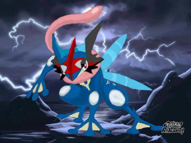 Cartoon character sword lightning background free wallpaper - medium preview image