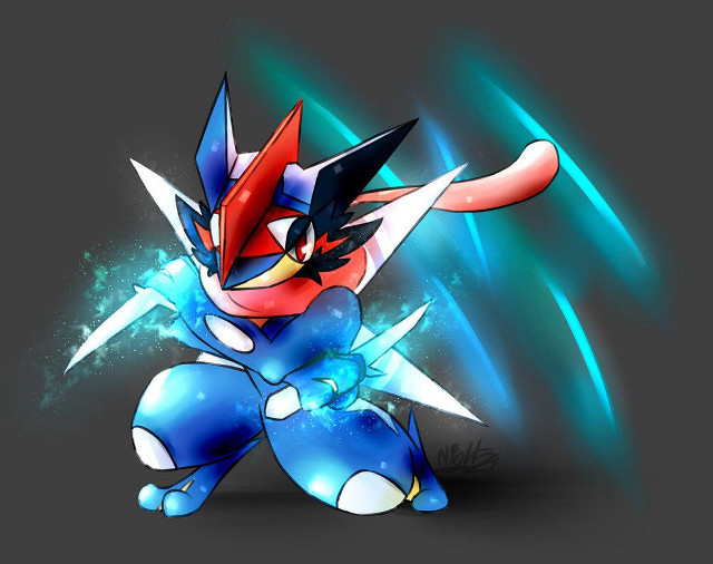 Cartoon red blue face tail free wallpaper - medium preview image