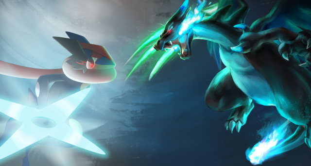 Cartoon character dragon fight video free wallpaper - medium preview image