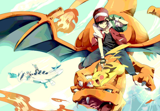 Cartoon person riding dragon sword #3 free wallpaper - medium preview image