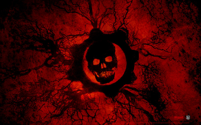 Creepy skull hole tree branch free wallpaper - medium preview image