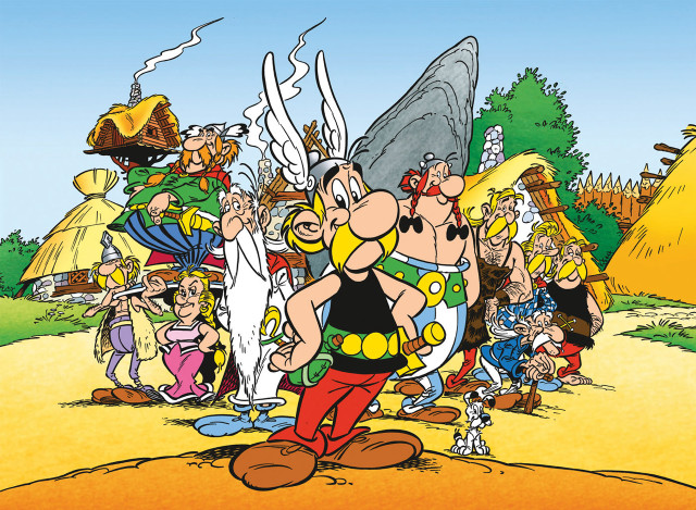 Cartoon character costume crowd people free wallpaper - medium preview image