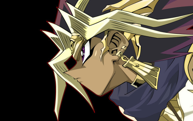Man sword suit black background free wallpaper - medium preview image
