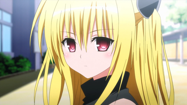 Blonde girl long hair red free wallpaper - medium preview image