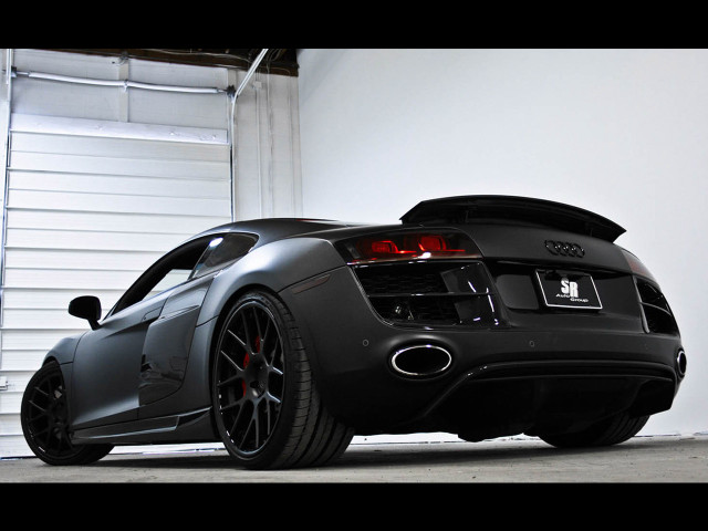 Black sports car garage door #3 free wallpaper - medium preview image