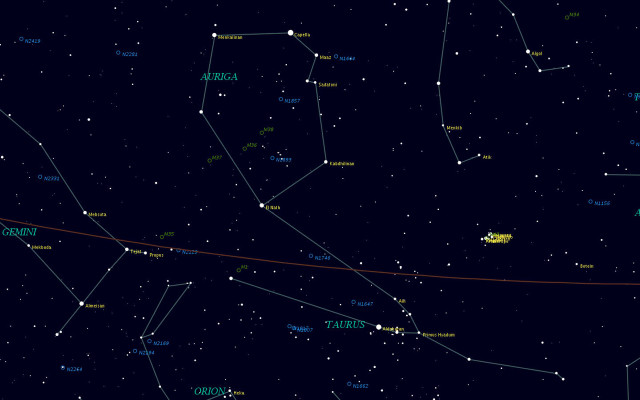 Night sky stars line of free wallpaper - medium preview image