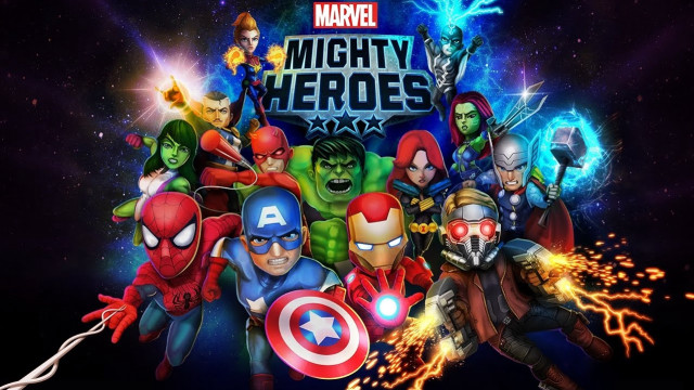 Avengers group dark background mighty free wallpaper - medium preview image