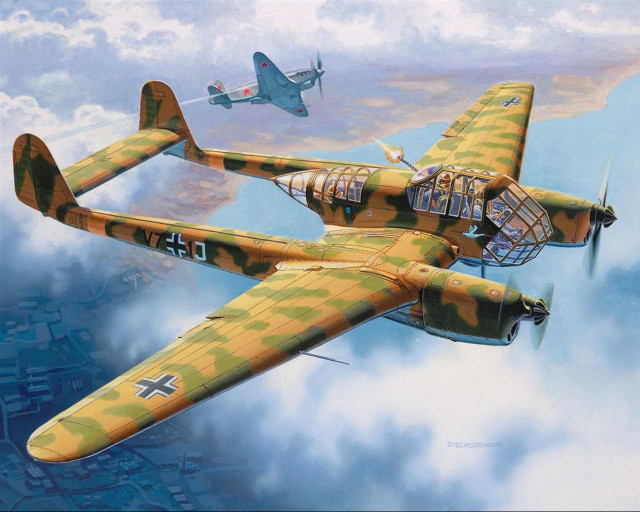 Airplanes flying sky city background free wallpaper - medium preview image