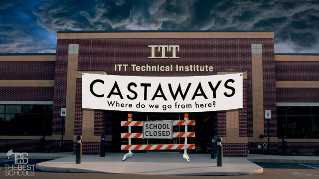 Technical institute sign cityscape fence free wallpaper - medium preview image