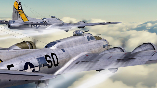 Two planes flying sky above #2 free wallpaper - medium preview image