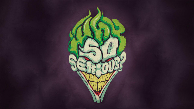 Green yellow clown mask no free wallpaper - medium preview image