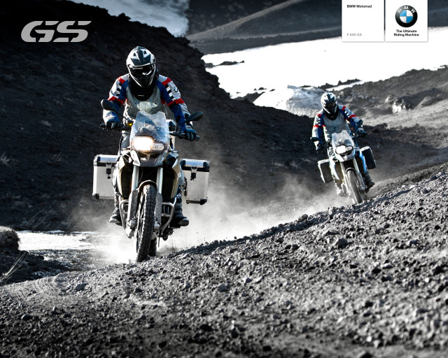 Motorcycle ride dirt trail mountains free wallpaper - medium preview image