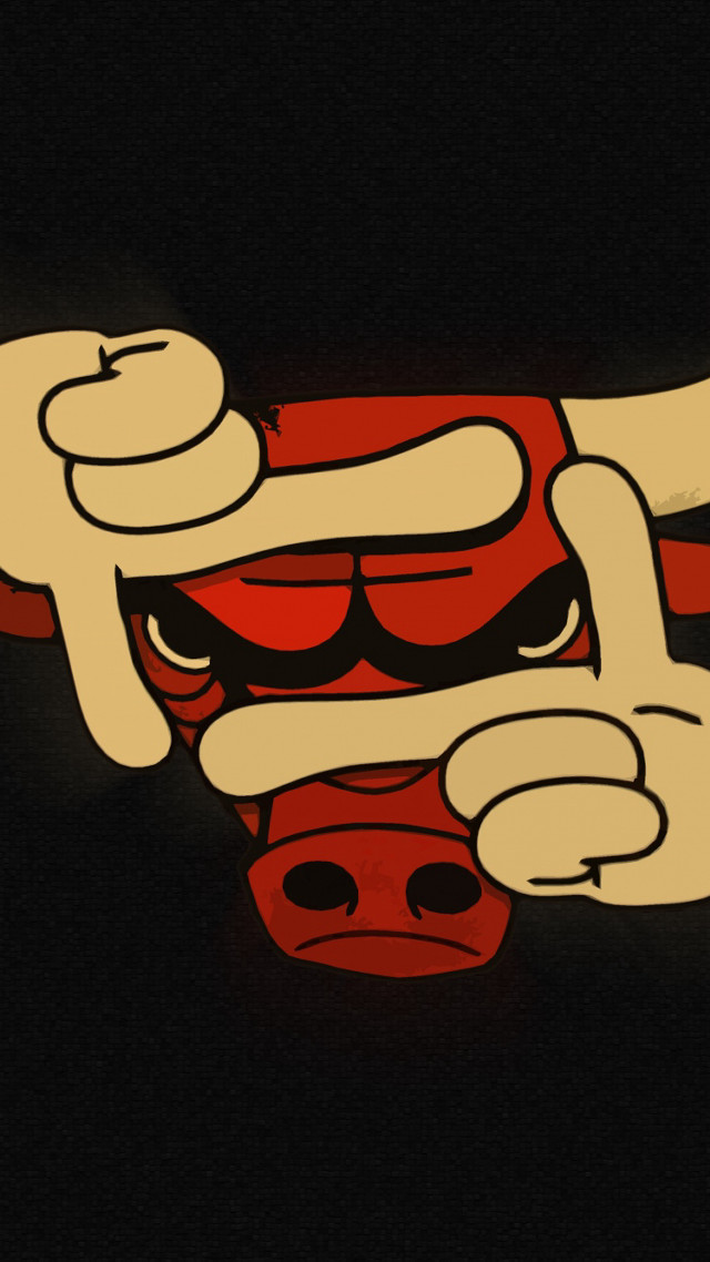 Cartoon character cellphone black red free wallpaper - medium preview image